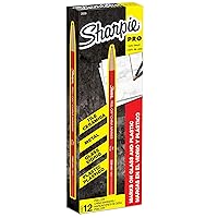 SHARPIE Peel-Off China Markers, Red, 12 Count