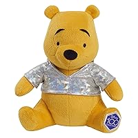 Just Play Disney100 Years of Wonder Winnie-the-Pooh Small Plush Stuffed Animal Teddy Bear, Officially Licensed Kids Toys for Ages 2 Up