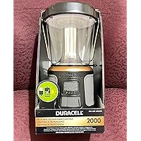 Duracell - 2000 lumens LED flashlight with 360° and 180° illumination for camping, fishing and emergency use, 6 light modes and 3 power supplies available for charging
