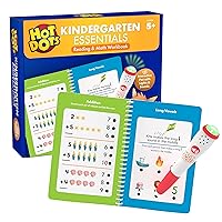 Hot Dots Kindergarten Workbook, Classroom Essentials, Ages 5+