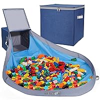 SAM AND MABEL Toy Storage Basket and Play Mat - 13