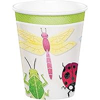 Creative Converting 9oz Bugs Party Printed Paper Cups - 8pcs
