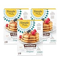 Simple Mills Just Add Water Almond Flour Pancake Mix, Original Protein - Gluten Free, Plant Based, Paleo Friendly, Breakfast, 10.4 Ounce (Pack of 3)