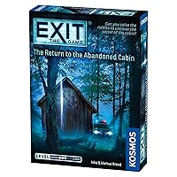 EXIT: The Return to The Abandoned Cabin | EXIT: The Game - A Kosmos Game | Family-Friendly, Card-Based at-Home Escape Room Experience | Collaborative for 1 to 4 Players, Ages 12+
