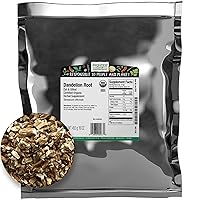 Organic Dandelion Root, Cut and Sifted, 1 Pound