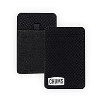 Chums Daily Wallet – Ultra Slim Wallet & Small Card Holder for Cash, ID and Credit Cards (Black)