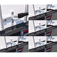 Version 2 (5 pack) Large Mouth Leverage Bar for Shipping Container Doors - no 5th Wheel Release - Made in the USA by SCS International