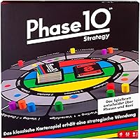 Mattel Games FTB29 Phase 10 Strategy Board Game, Suitable for 2-6 Players, Playing Time Approx. 60-90 Minutes, Ages 7+