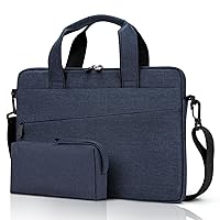 15 15.6 16 inch Laptop Sleeve Case Shoulder Bag Compatible with 16 inch MacBook Pro M1 M2 Pro/Max 15.6 inch Acer ASUS Dell HP Thinkpad Chromebook 15.6 inch Gaming Laptop Bag, Navy Blue