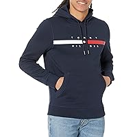 Tommy Hilfiger Men's Flag Stripe Hoodie Sweatshirt