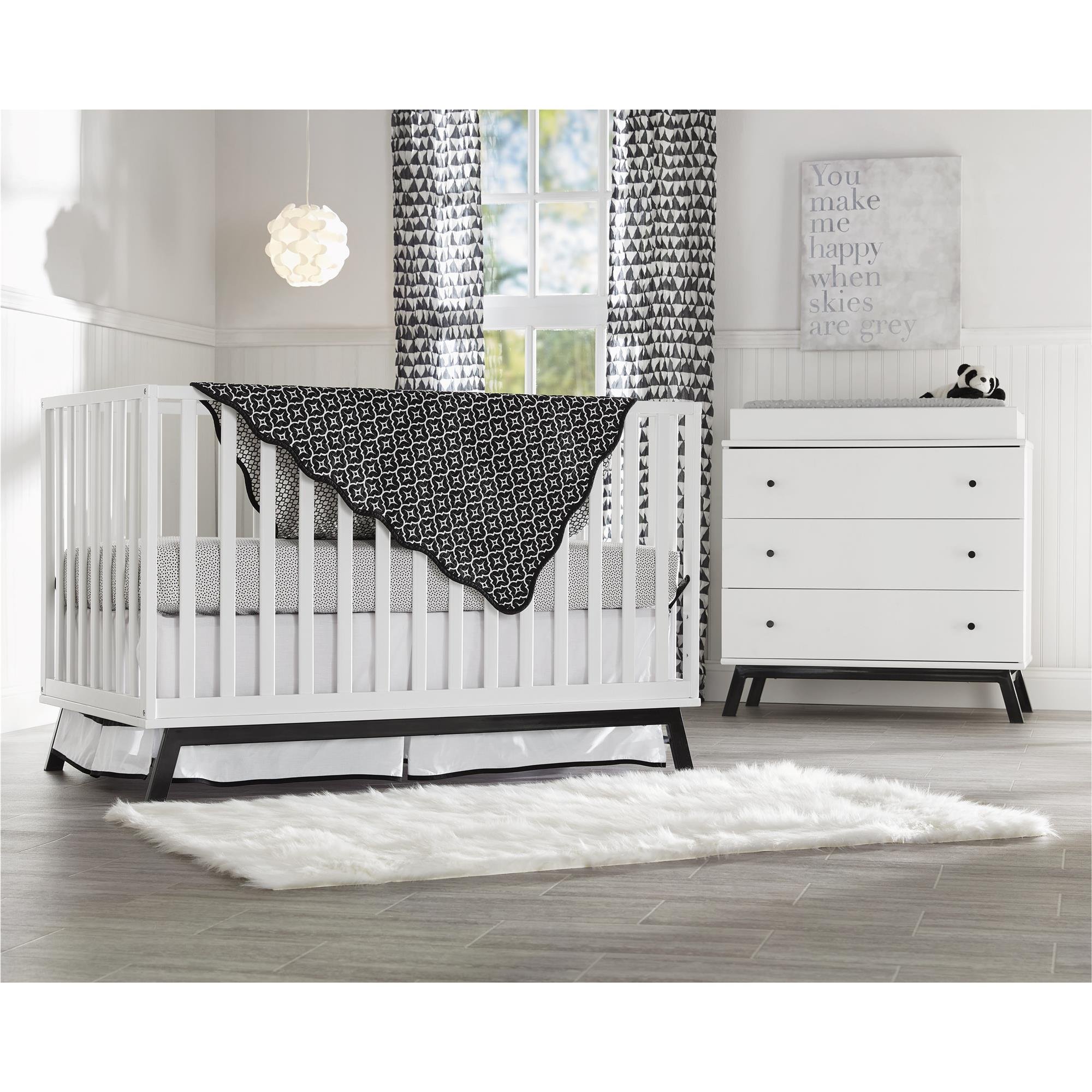 Little Seeds Changing Table Topper, White