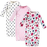 Touched by Nature Baby Organic Cotton Zipper Gowns