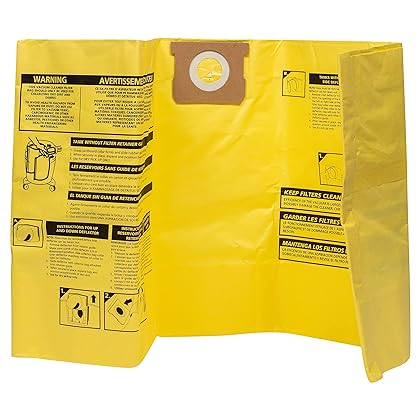 Shop-Vac 9067300 Genuine 15-22-Gallon High-Efficiency Disposable Collection Filter Bag, 2-Pack