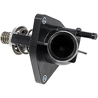 902-2090 Engine Coolant Thermostat Housing Assembly Compatible with Select Cadillac / Chevrolet / GMC Models, Black