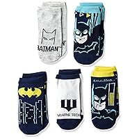 BATMAN Boys' 5 Pack Shorty Socks