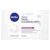 Visage Gentle Facial Cleansing Wipes (25 Pack)