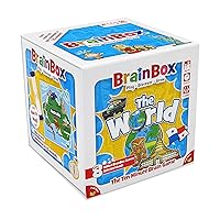 BrainBox The World Card Game - Memory & Observation Game, Educational Global Adventure, Family-Friendly Trivia Game for Kids & Adults, Ages 8+, 1+ Players, 10 Min Playtime, Made by Green Board Games