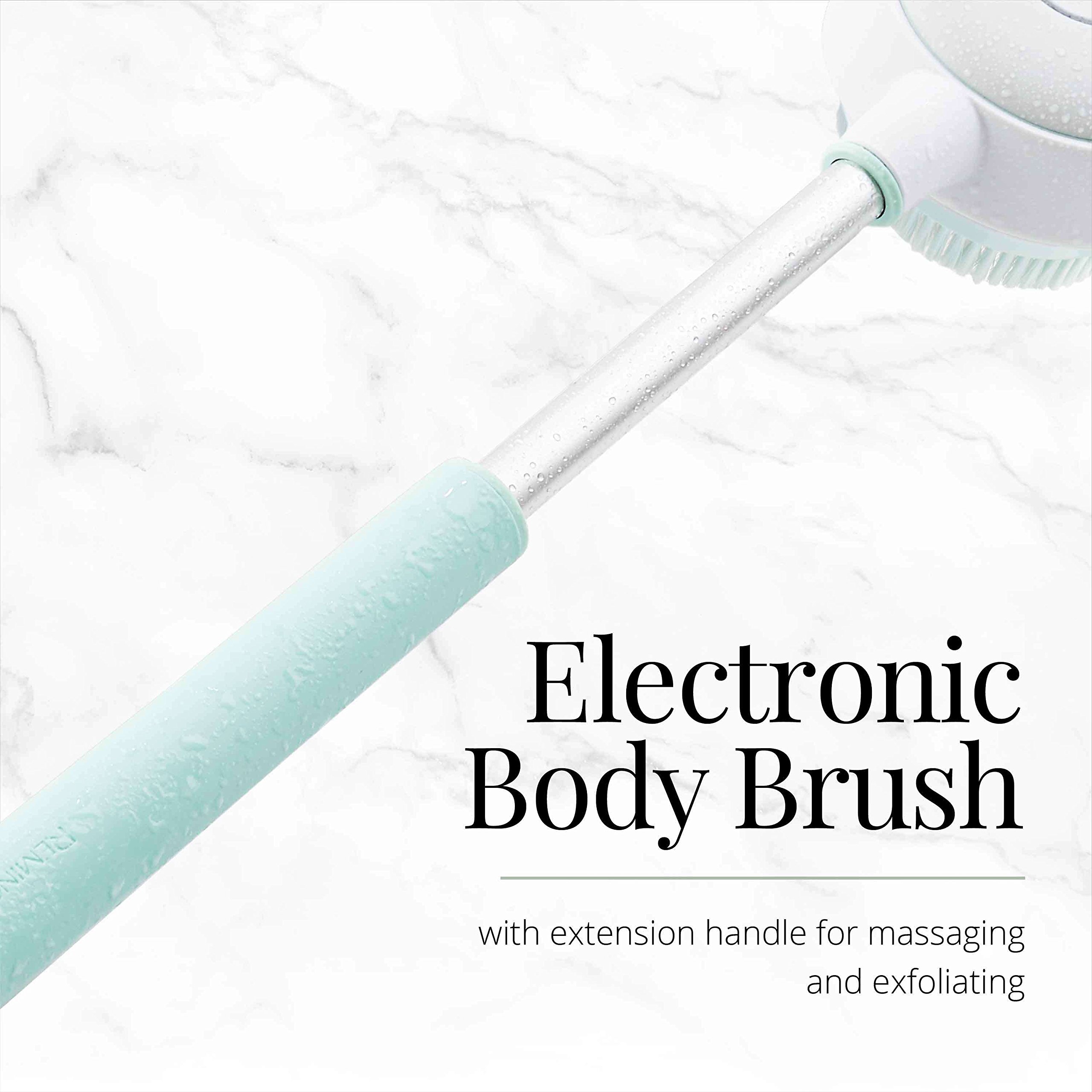 Remington Reveal Rechargeable Rotating Electronic Body Brush with 2 speeds and adjustable handle (BB1000B)