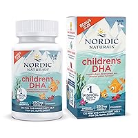 Children’s DHA, Strawberry - 120 Mini Chewable Soft Gels for Kids - 250 mg Omega-3 with EPA & DHA - Brain Development & Function - Non-GMO - 30 Servings