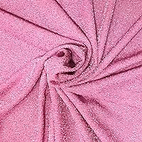 Stretch Glimmer/Glitter Lurex Mauve Color Fabric 58