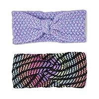 The Children's Place Girls' 2-Pack Headwrap, Winter Ear Warmer Headband, Multi Color, S/M(4-7YR)