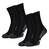 Merino.tech Thin Merino Wool Socks for Women and Men - Merino Wool Running Socks Quarter Style