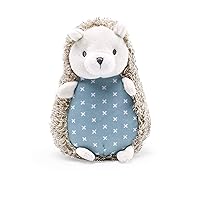 Ingenuity Premium Soft Plush Squeak Toy - Farrow The Hedgehog, Ages Newborn and up