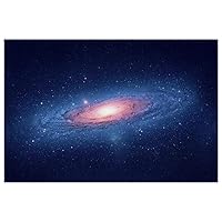 Galaxy Starry Space Placemats Heat Resistant Washable Oxford Cloth Table Mats Set of 4 Home Kitchen Decoration, Easy to Clean