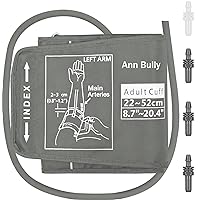 Extra Large Blood Pressure Cuff Arm, Ann Bully Compatible with Omron BP Machine 8.6''-20.5'' XL Replacement Cuff for Big Arm, Blood Pressure Cuff for Big Arm-BP Machine Not Included