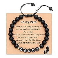 Shonyin Nana/Mimi/Grandma/Papa/Dad/Mom/Daughter/Aunt/Sister Gifts,Natural Stone Bracelet Christmas Birthday Valentines Mother's Day Gifts for Women Girls Men