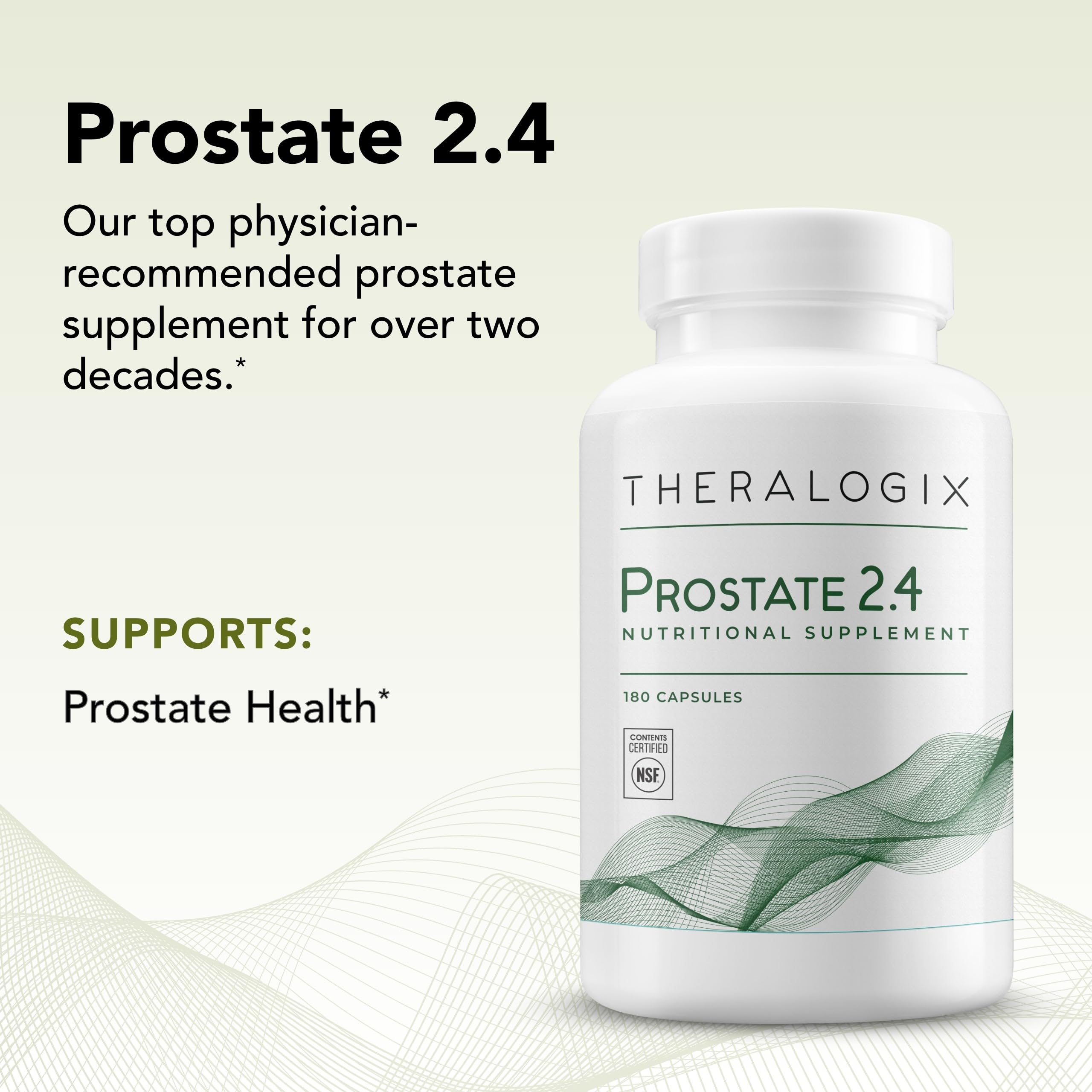 Theralogix Prostate SR + Prostate 2.4 Bundle - Saw Palmetto Supplement & Prostate Tissue Health Supplement (90 Day Supply)
