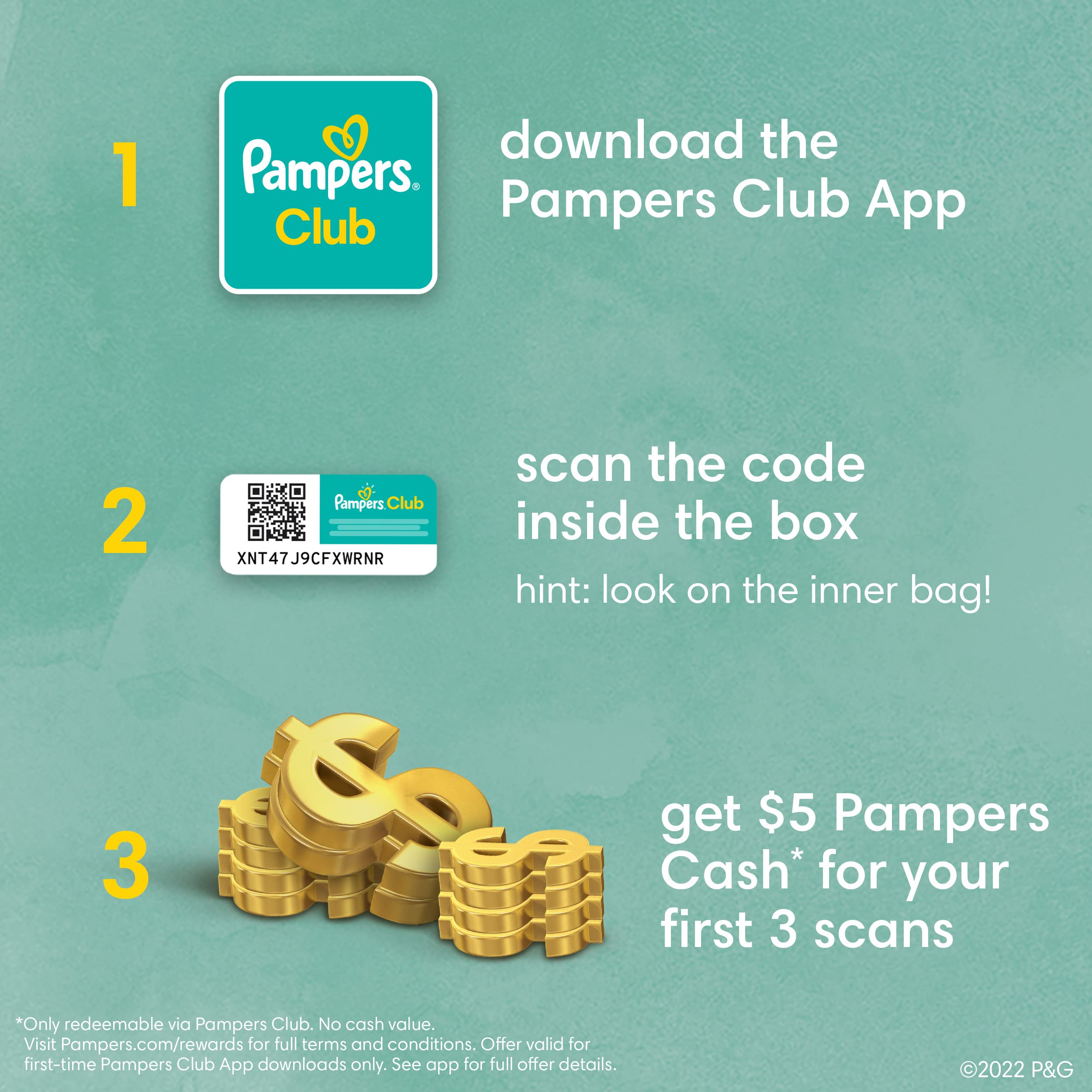 Pampers Pure Protection Diapers Size 7 88 Count