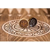 Backgammon Pieces Coat of arms of The Russian Federation