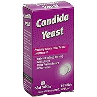 Natrabio Candida Yeast Tablets, 60 Count