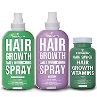 TreeActiv-Hair Growth Spray-Bamboo Spray & Hair Savior | Biotin + Saw Palmetto & Hair Growth Spray-Lavender