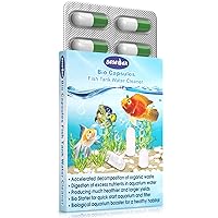Bio Starter Aquarium Booster Fish Tank Water Cleaner Digester of Excess nutrients Makes Water Healthy Reduces The Amount of Nitrite and Ammonia Reduces The Need for Aquarium Cleaning, 10 caps.,1/4 oz