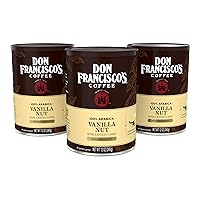 Don Francisco's Vanilla Nut Flavored Ground Coffee (3 x12 oz Cans)