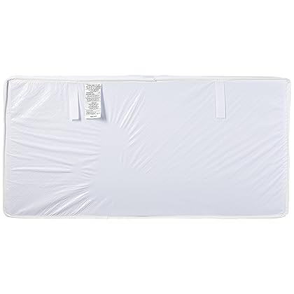 Colgate Mattress 2-Sided Contour - GREENGUARD Gold Certified Changing Pad Featuring Firm Foam Ridges for Support, Ridgid Fingerboard Support Board, and Safety Strap