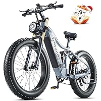 Electric Bike Adults 1000W, 48V 30AH Removable Battery LG Cells 26