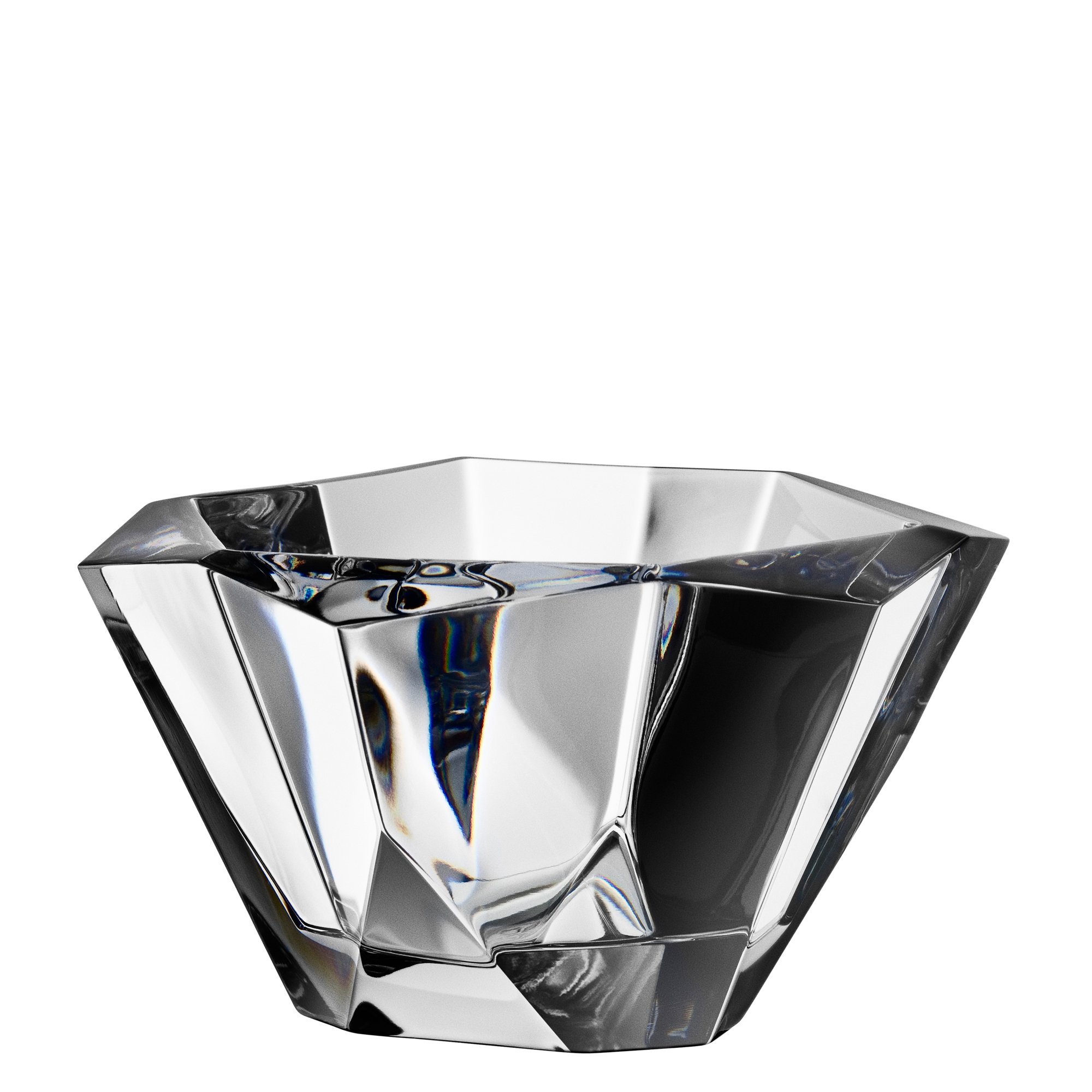 Orrefors 6569212 Precious 6-1/4-Inch Faceted Crystal Bowl, Clear