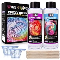 LET'S RESIN Epoxy Resin, 23oz Bubble Free Epoxy Resin, Crystal Clear Epoxy Resin for Jewelry,Art,Tumblers,Casting Resin with Resin Cup, Stir Stick