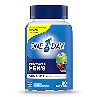 Men’s Multivitamin Gummies, Multivitamin for Men with Vitamin A, C, D, E, Calcium & More To Support Healthy Muscle Function, Gummies, 80 Count