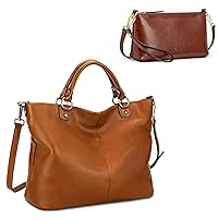 Kattee Soft Leather Handbags Bundle with Small Women Crossbody Bags