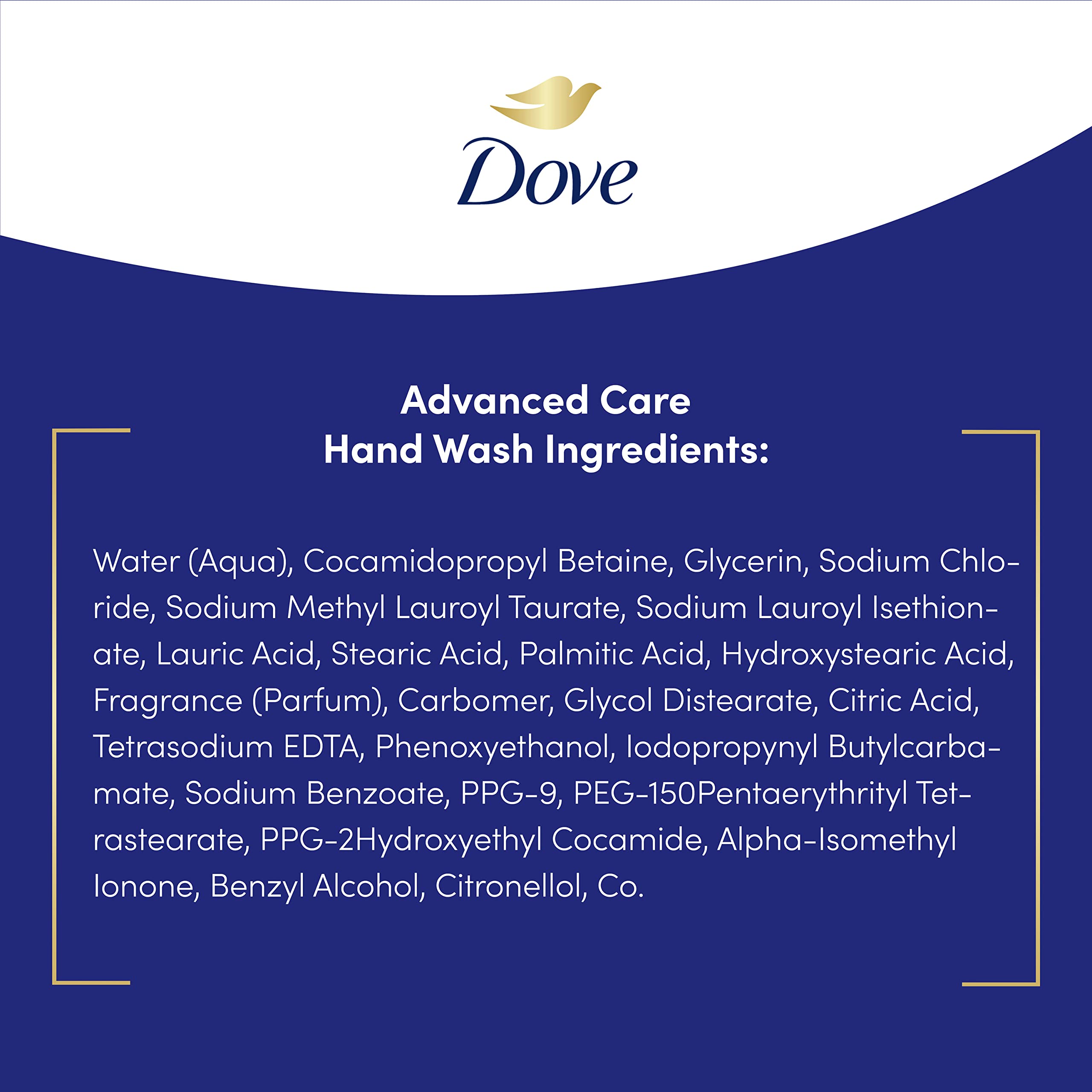 Dove Advanced Care Hand Wash Deep Moisture Pack of 3 for Soft, Smooth Skin More Moisturizers Than The Leading Ordinary Hand Soap, 34 oz