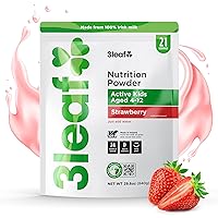Kids Nutritional Shake Mix - Made in Ireland from Grass and Clover-Fed Cows - Dietary Milk Powder for Optimal Growth - Meal Supplement for Daily Nourishment - Strawberry - 29.6 oz
