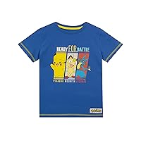Pokemon Boys' T-Shirt, Blue