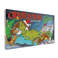 Operation: The Grinch Board Game | Classic Dr. Seuss Art & Custom Funatomy Parts