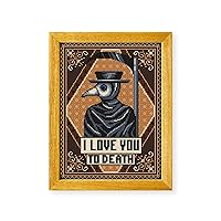 Awesome Pattern Studio Plague Doctor DS1995, Diamond Painting Kit, Diamond Art Kits for Adults, Full Drill 5D Diamond Dots Kits. All Items Included.