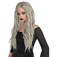 Amscan Bohemian Wave Gray Wig | One Size- 1 Pc
