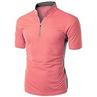 Men's Coolmax 2 Tone China Short Sleeve T Shirt